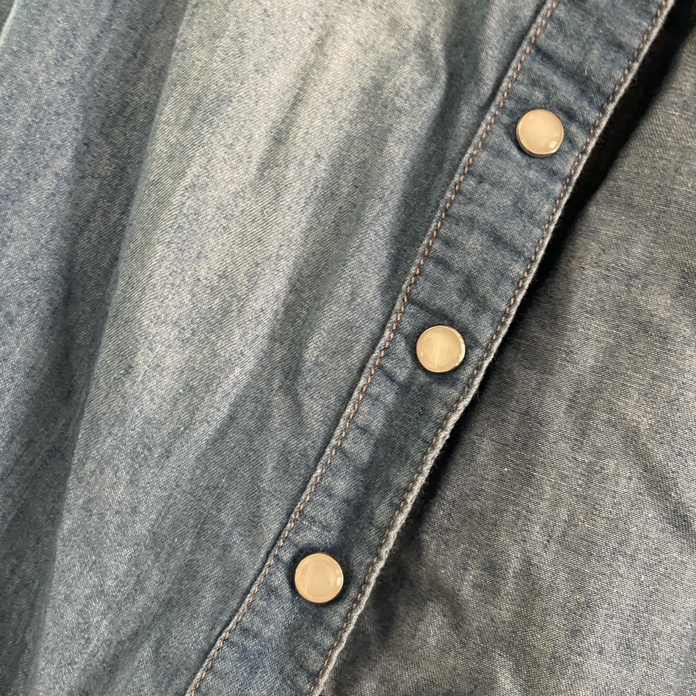 Denim Button Down - Picture 4 of 6